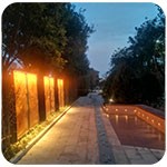 公園雕塑景觀亮化怎樣做？——洗墻燈如何安裝固定？